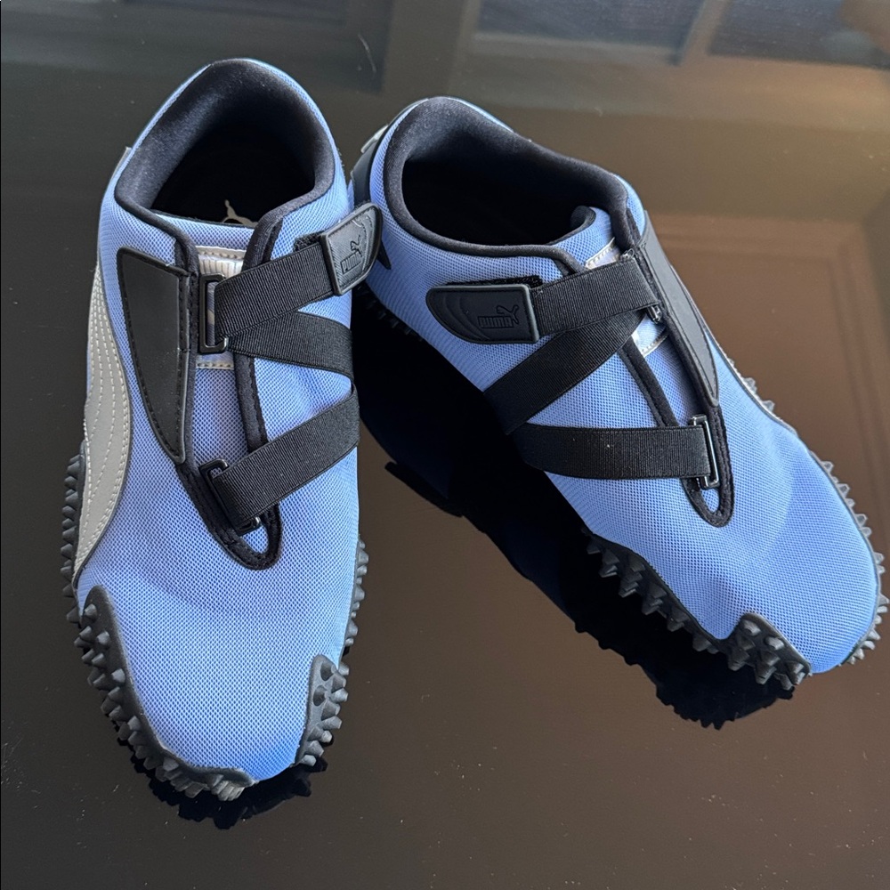 Puma Dual-Tone Ortholite Athletic Shoes in Blue and Black